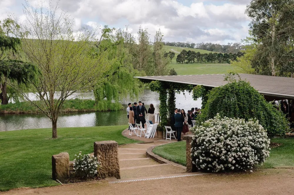 lakeside wedding