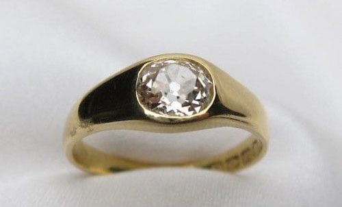 gypsy engagement ring