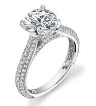 engagement ring pave