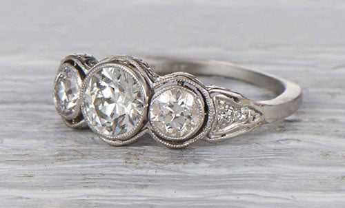 three stones ring