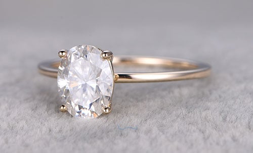 moissanite ring