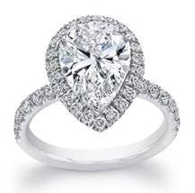 Pave Pear Engagement