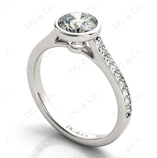Bezel cut ring