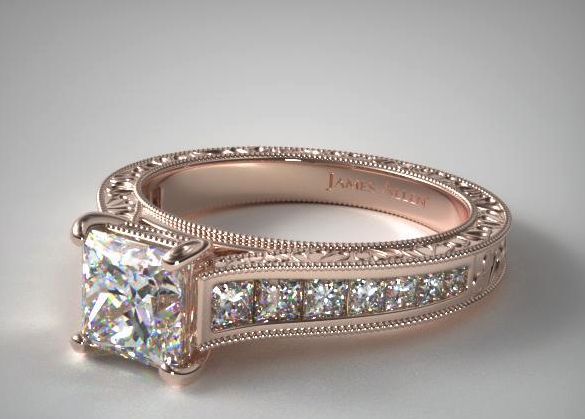 Rose gold ring