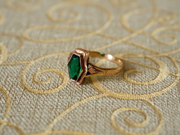art deco ring