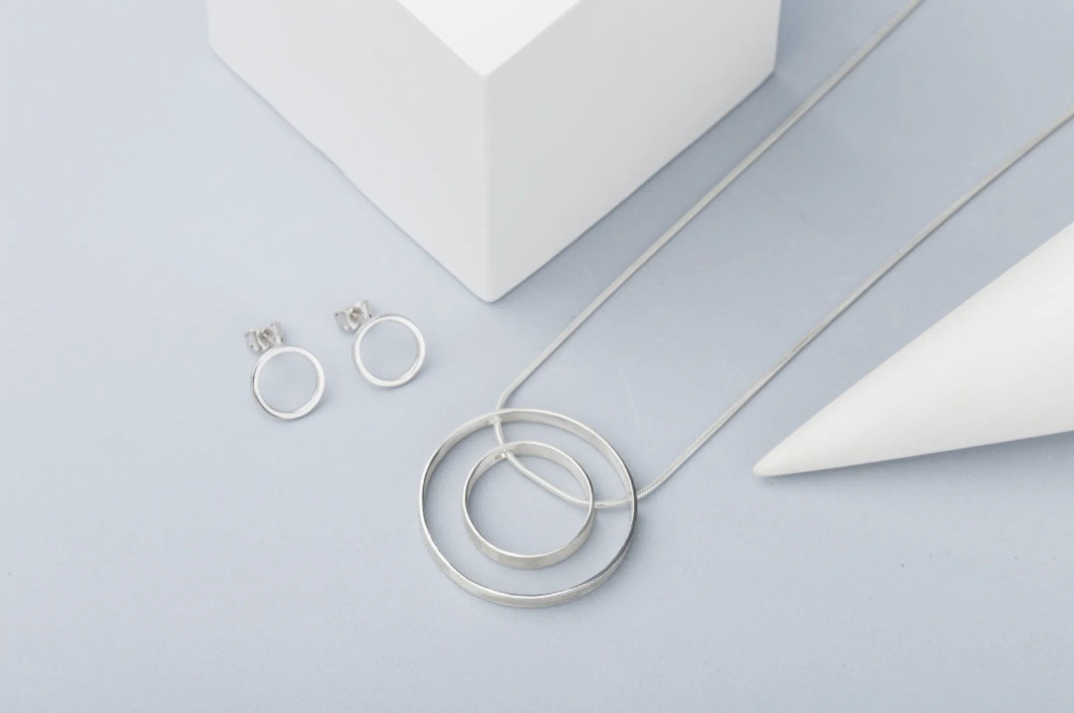 Minimalist 21st century jewellery.