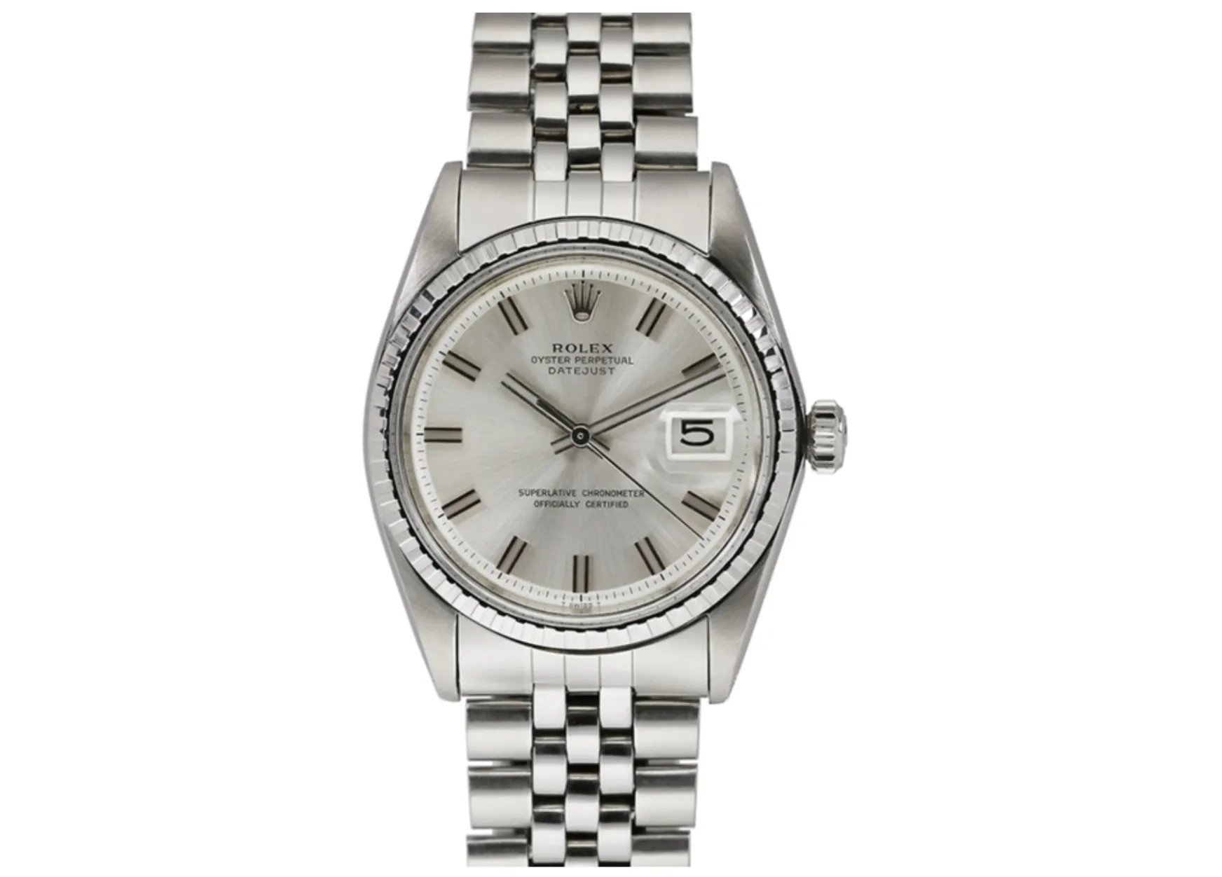 The Rolex Datejust luxury watch. 