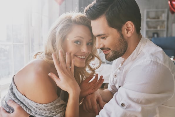  Engaged Millennial Couple 