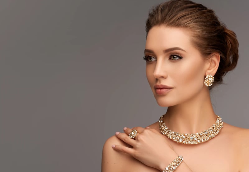statement jewellery gemtsones and gold