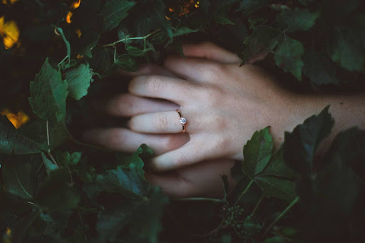 hand in vines